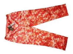 Leggins Para Mujer Nuevos Marca Chicos Flores Naranja