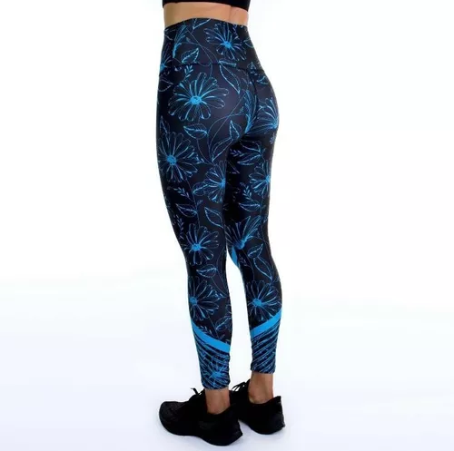 Legging Colombiano Estampado Floreado Marca Gymco 2 Legging Colombiano Estampado Floreado Marca Gymco – Image 2