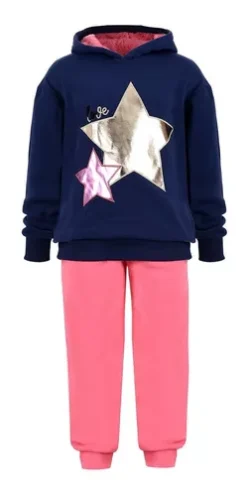 Conjunto 2 Pzs Sudadera Y Pants Para Niña Marca Sugar Girls