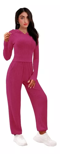 Conjunto Pants Casual Con Capucha Marca Epifania