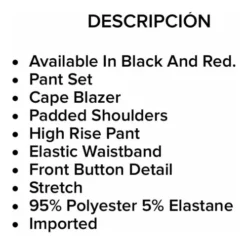 Conjunto De Pantalón Con Gabardina Negra Marca Fashion Nova -Promos Tops Deportivos Magasin D NQ NP 623037 MLM54930849762 042023 O