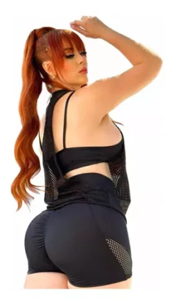 Conjunto Deportivo Licra Colombiana Color Negro 8 Conjunto Deportivo Licra Colombiana Color Negro -Promos Tops Deportivos Magasin D NQ NP 623565 MLM69961327708 062023 O