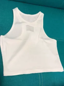 Tops Ladies Sin Mangas Mujeres Grande Blanco Informal -Promos Tops Deportivos Magasin D NQ NP 623590 MLM47284114773 082021 O