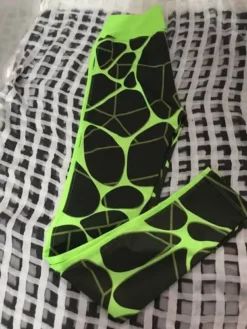 Licra Verde Y Negro Marca Saired -Promos Tops Deportivos Magasin D NQ NP 637949 MLM44136644181 112020 O