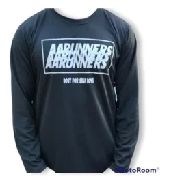 Playera Deportiva Manga Larga. Marca Aarunners