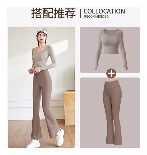 GENERIC Traje Deportivo De Yoga De Secado Rápido Que No Deja Marcas 6 GENERIC Traje Deportivo De Yoga De Secado Rápido Que No Deja Marcas – Image 6