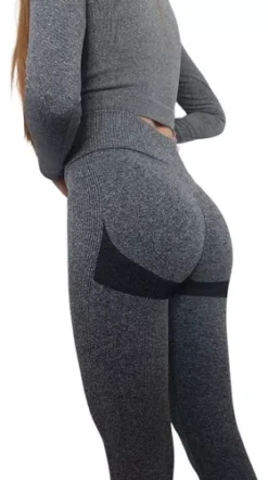 Legging Con Push Up, Conjunto Deportivo Para Mujer Negro 6 Legging Con Push Up, Conjunto Deportivo Para Mujer Negro -Promos Tops Deportivos Magasin D NQ NP 668750 MLM53552076103 012023 O