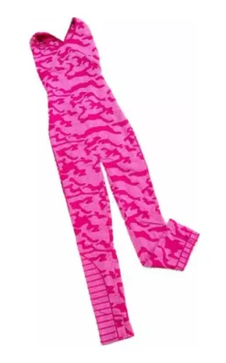 Enterizo Deportivo Con Estampado Militar Color Rosa -Promos Tops Deportivos Magasin D NQ NP 694376 MLM70223639737 062023 O