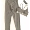 Conjunto Deportivo Gris Leggings Y Top Marca Oysho Original