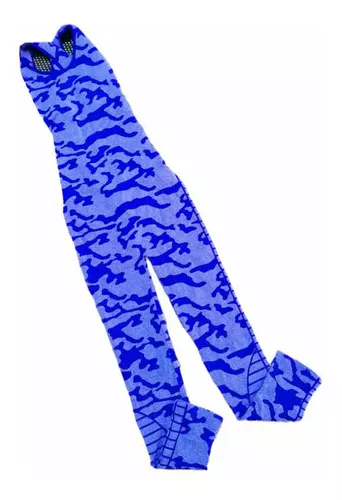 Enterizo Deportivo Estampado Militar Color Azul 3 Enterizo Deportivo Estampado Militar Color Azul – Image 3