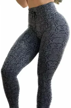 Legging Deportivo Snake Print Gris