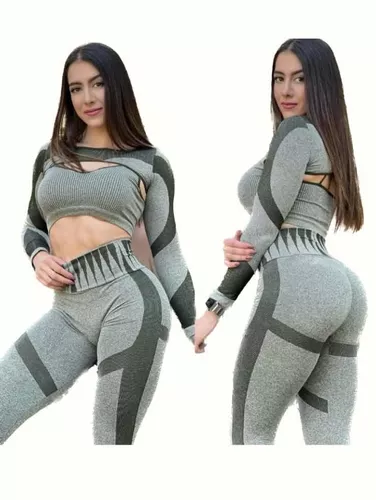 Conjunto Deportivo Verde Scrunch Legging 2 Conjunto Deportivo Verde Scrunch Legging – Image 2