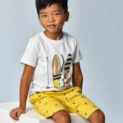 Conjunto De Algodón Color Sol Modelo 3638 Marca Mayoral