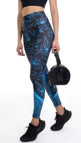 Legging Colombiano Estampado Floreado Marca Gymco 3 Legging Colombiano Estampado Floreado Marca Gymco – Image 3