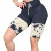 Biker Short Negro Tie Dye Con Push Up