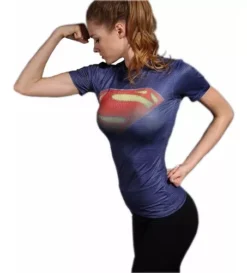Playera Deportiva Superman Gym - Coolmax Compression Stretch -Promos Tops Deportivos Magasin D NQ NP 842651 MLM31216466444 062019 O