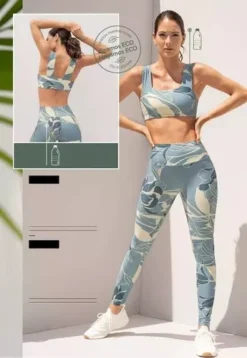 Leggings Colombiano Pet Reciclado Faja Abdomen Levanta Cola