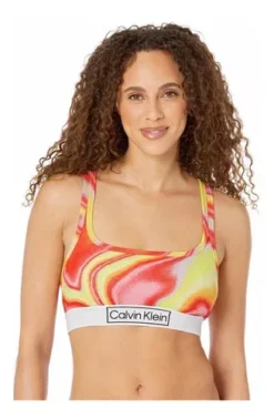 Sport Bra Multicolor Marca Calvin Klein! -Promos Tops Deportivos Magasin D NQ NP 856927 MLM70007563352 062023 O