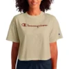 Playera Recortada Con Logotipo Marca Champion Talla Xs