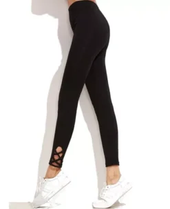 Leggings Con Detalle Enrejado