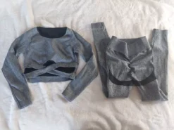 Legging Con Push Up, Conjunto Deportivo Para Mujer Negro 7 Legging Con Push Up, Conjunto Deportivo Para Mujer Negro -Promos Tops Deportivos Magasin D NQ NP 912157 MLM53552076106 012023 O