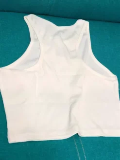 Tops Ladies Sin Mangas Mujeres Grande Blanco Informal -Promos Tops Deportivos Magasin D NQ NP 921497 MLM47284102979 082021 O