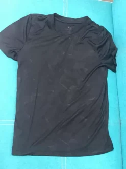 Playera Deportiva Negra Para Niño Talla 14 A 16