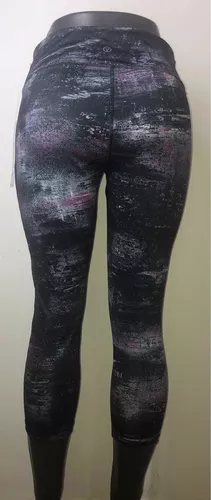 Leggings/malla Deportiva Marca Vogo Talla L Lila/negr#242018 3 Leggings/malla Deportiva Marca Vogo Talla L Lila/negr#242018 – Image 3