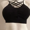 Brasier Top Deportivo Mujer Unitalla Ajustable Color Negro