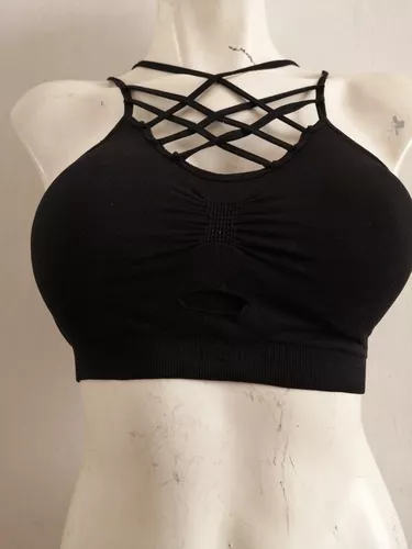 Brasier Top Deportivo Mujer Unitalla Ajustable Color Negro 1 Brasier Top Deportivo Mujer Unitalla Ajustable Color Negro