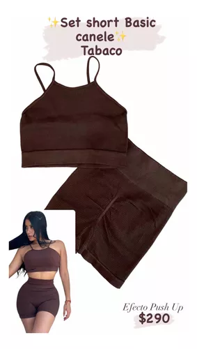 Set Deportivo De Short Push Up 1 Set Deportivo De Short Push Up