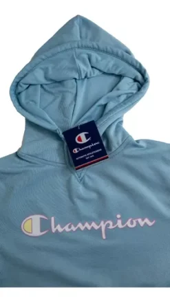 Pants Para Niña, Conjunto Marca Champion, Aqua/gris -Promos Tops Deportivos Magasin D NQ NP 992530 MLM52737827512 122022 O